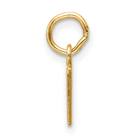 14k Yellow Gold Chi Rho Pendant, Christian Symbol with Greek XP Letters