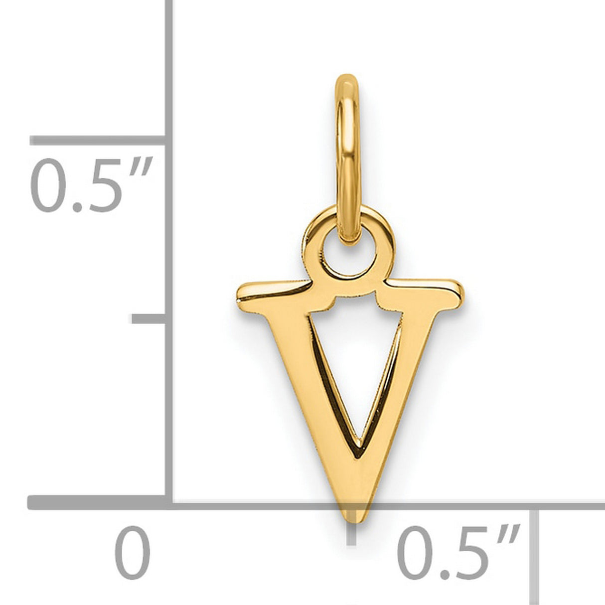 14k Yellow Gold Chi Rho Pendant, Christian Symbol with Greek XP Letters