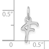 14k White Gold Ballet Dancer Pendant, Elegant Mid Pose Silhouette Jewelry for Women or Girls