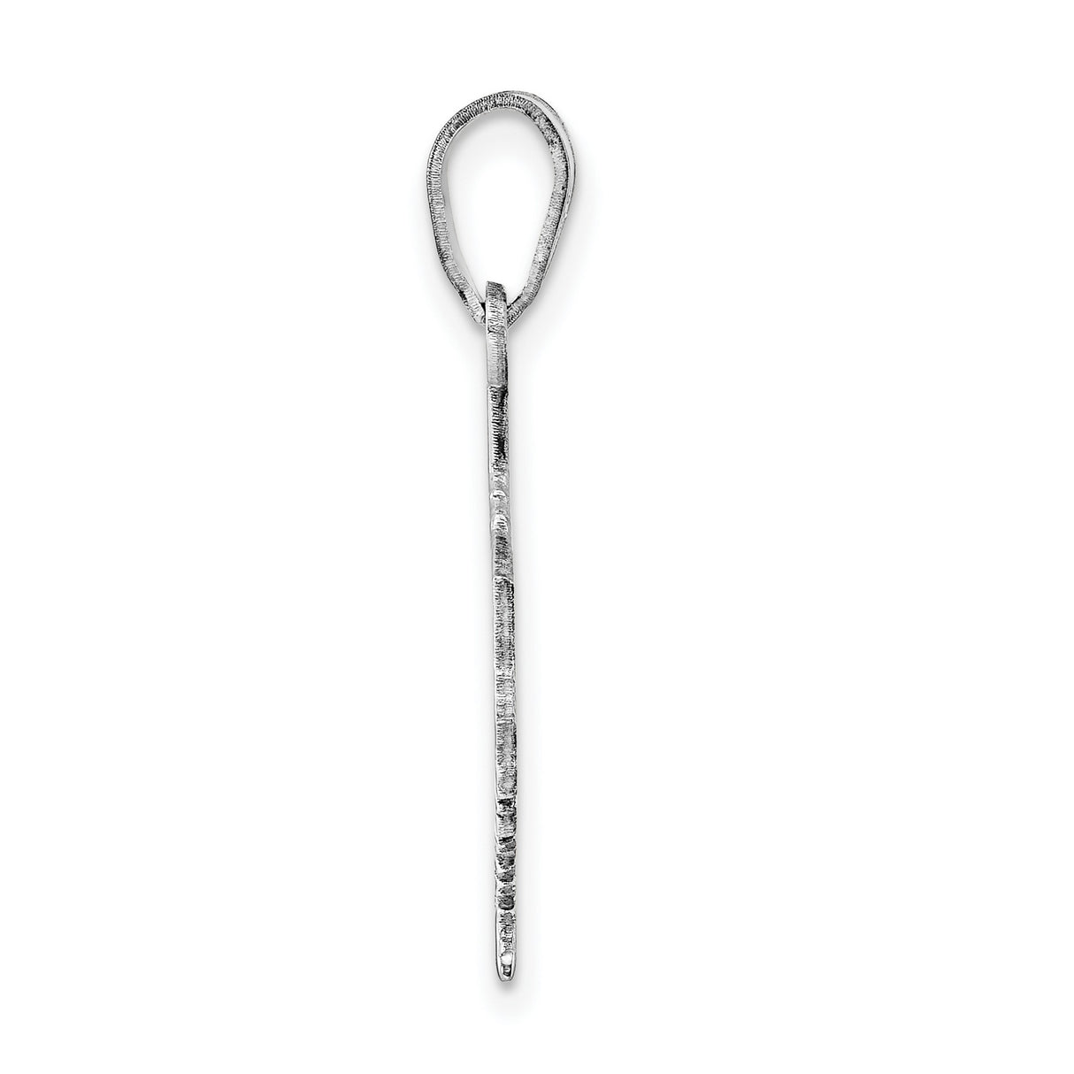 Sterling Silver Texas Outline Pendant, Minimalist State Pride Jewelry for Women and Men