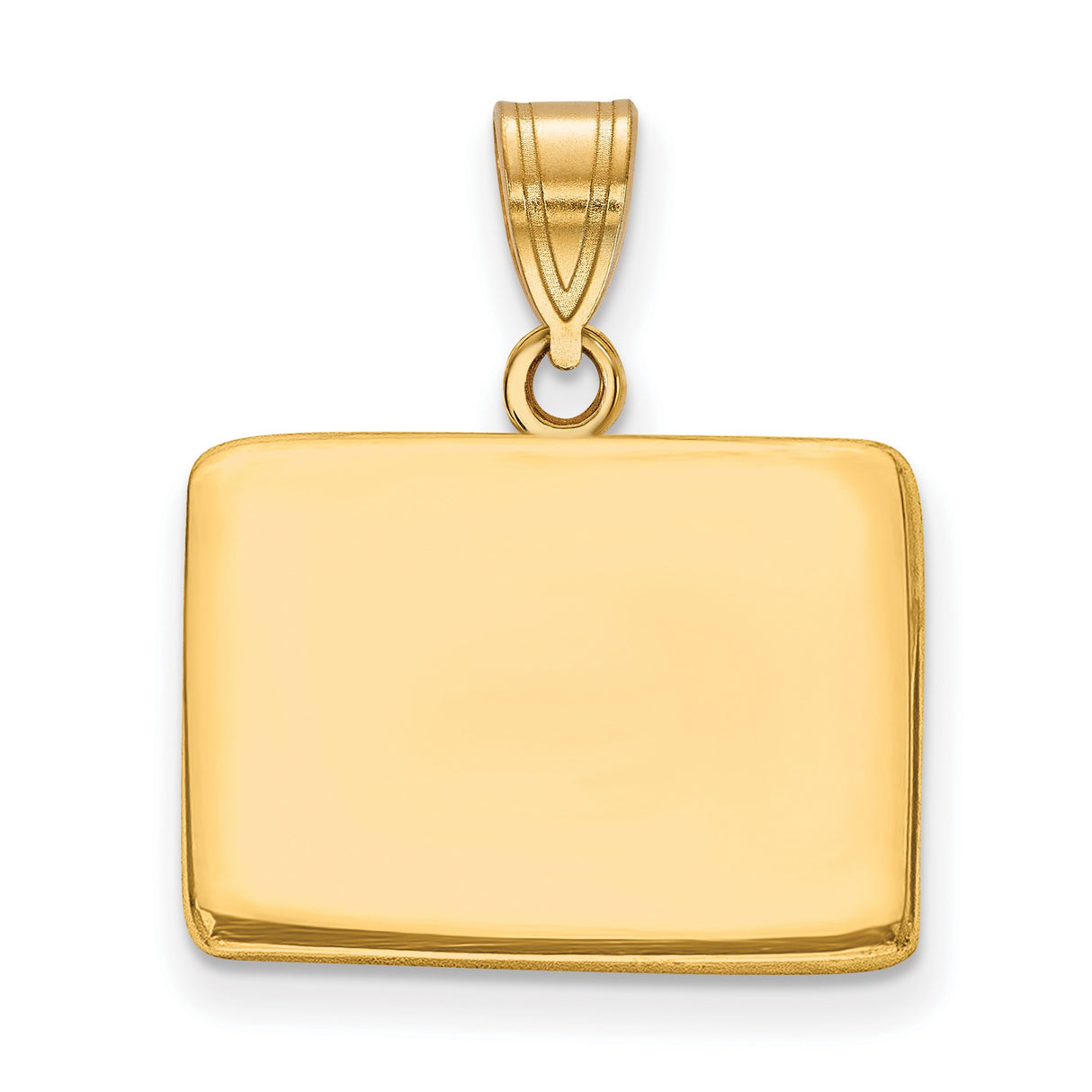 Polished Colorado State Shaped Charm Pendant in Real 925 Sterling SIlver