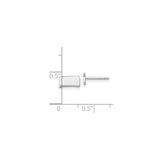 Sterling Silver Kansas Outline Cufflinks, Minimalist State Shape Design for Men