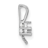 14k White Gold Pendant with Cultured Pearl and Diamond Cluster, Elegant Bridal Jewelry