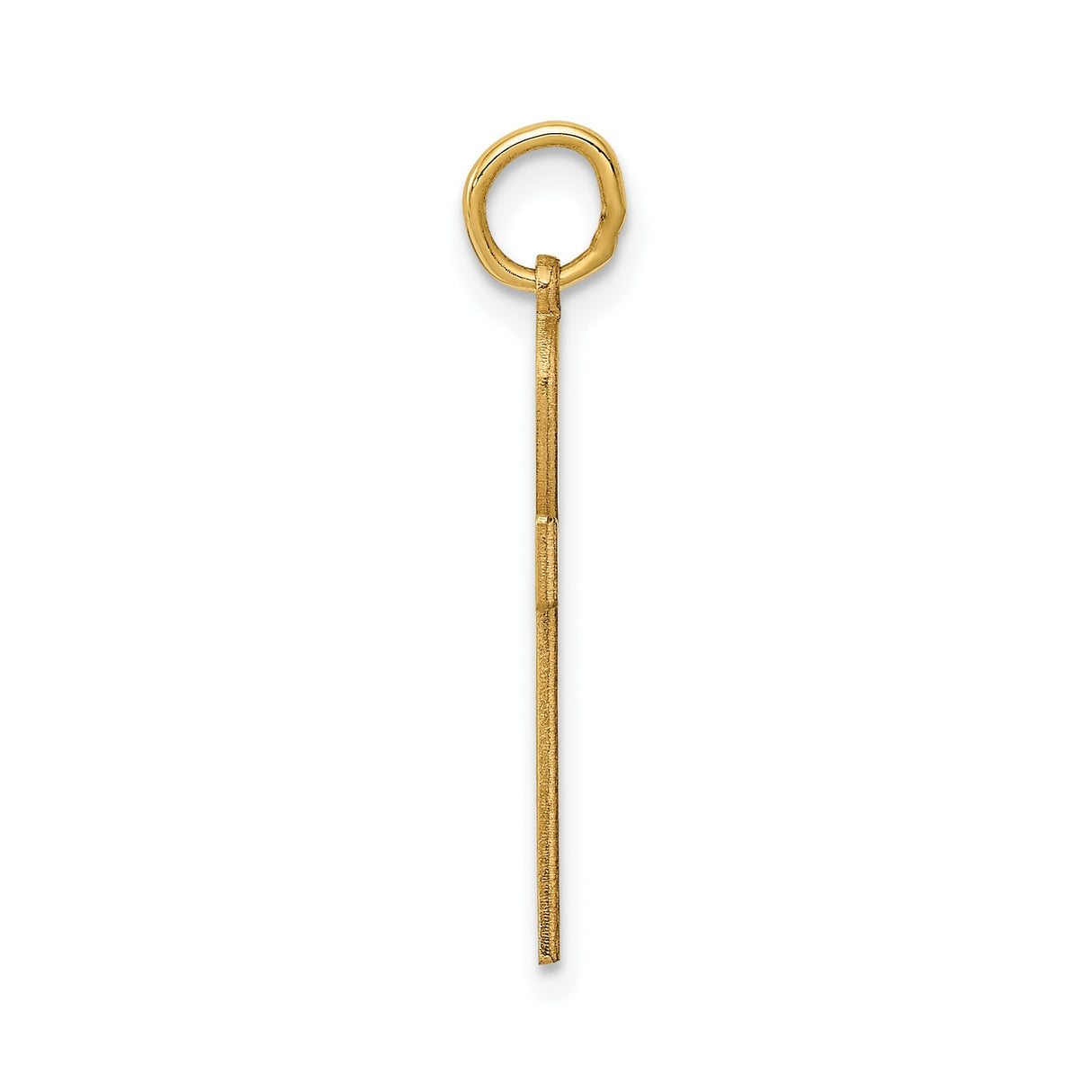 14k Yellow Gold Ankh Cross Pendant, Egyptian Symbol of Life and Eternity, Unisex Spiritual Jewelry