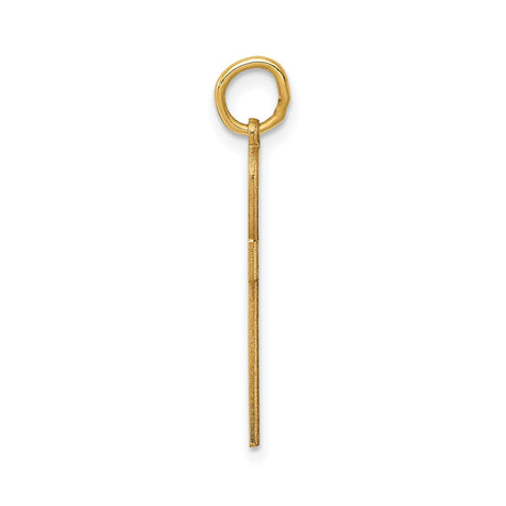 14k Yellow Gold Ankh Cross Pendant, Egyptian Symbol of Life and Eternity, Unisex Spiritual Jewelry