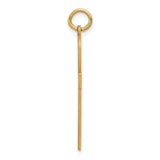 14k Yellow Gold Ankh Cross Pendant, Egyptian Symbol of Life and Immortality, Unisex Jewelry