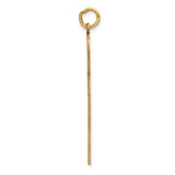 14k Yellow Gold Ankh Cross Pendant with Detailing, Egyptian Symbol of Eternal Life