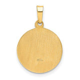 14k Yellow Gold Confirmation Chalice Pendant with IHS Symbol, Catholic Religious Charm