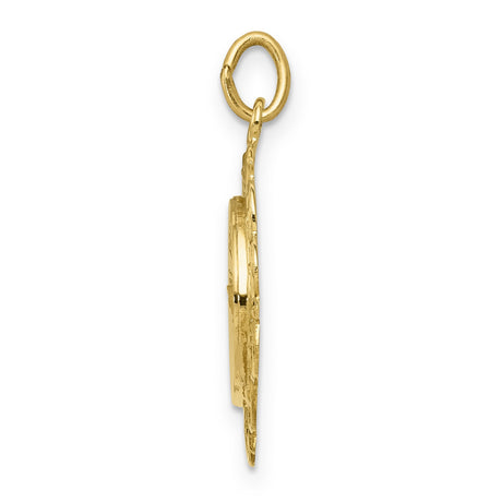 14k Yellow Gold Mi Primera Comunion Pendant with Chalice and IHS Symbol