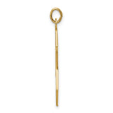 14k Yellow Gold Star of David Pendant with Interlocking Design