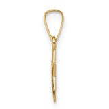 14k Yellow Gold Star of David Pendant with Blue Enamel and Chai Symbol