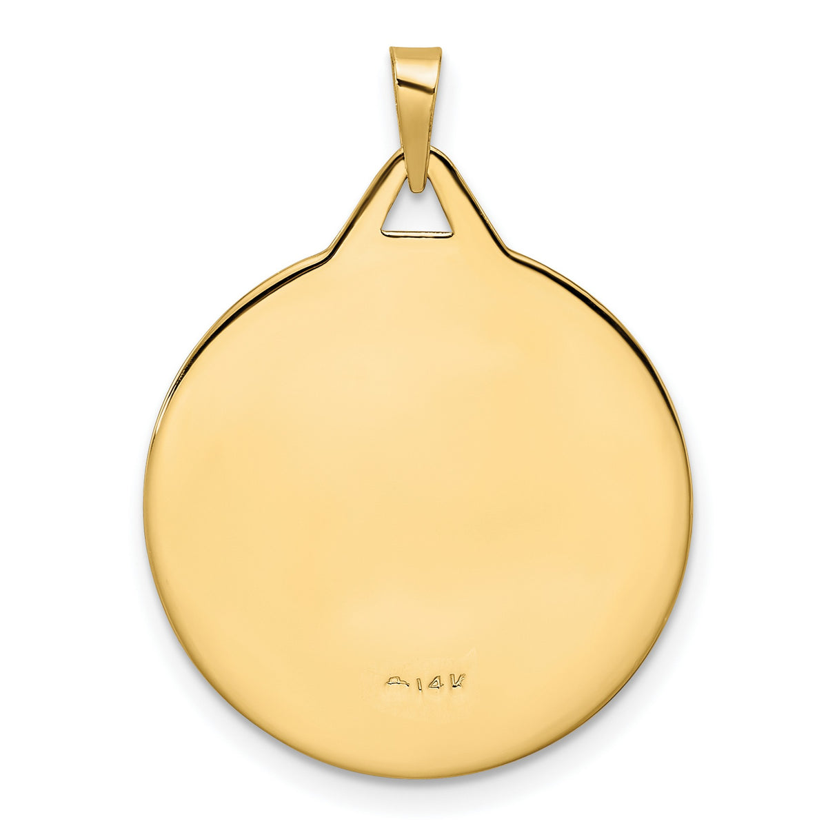 14k Yellow Gold Chai Pendant, Hebrew Life Symbol Charm, Unisex Jewish Religious Jewelry