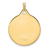 14k Yellow Gold Chai Pendant, Hebrew Life Symbol Charm, Unisex Jewish Religious Jewelry