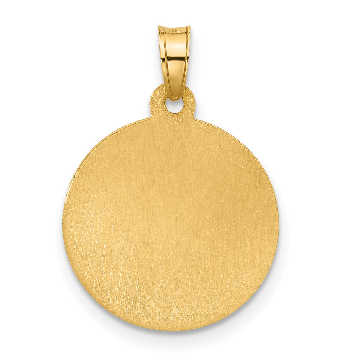 14k Yellow Gold Saint Joseph Pendant Featuring Saint Joseph Holding Jesus, Catholic Medal
