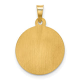 14k Multi-Tone Gold Jesus Pendant with Radiant Halo, Catholic Religious Medallion