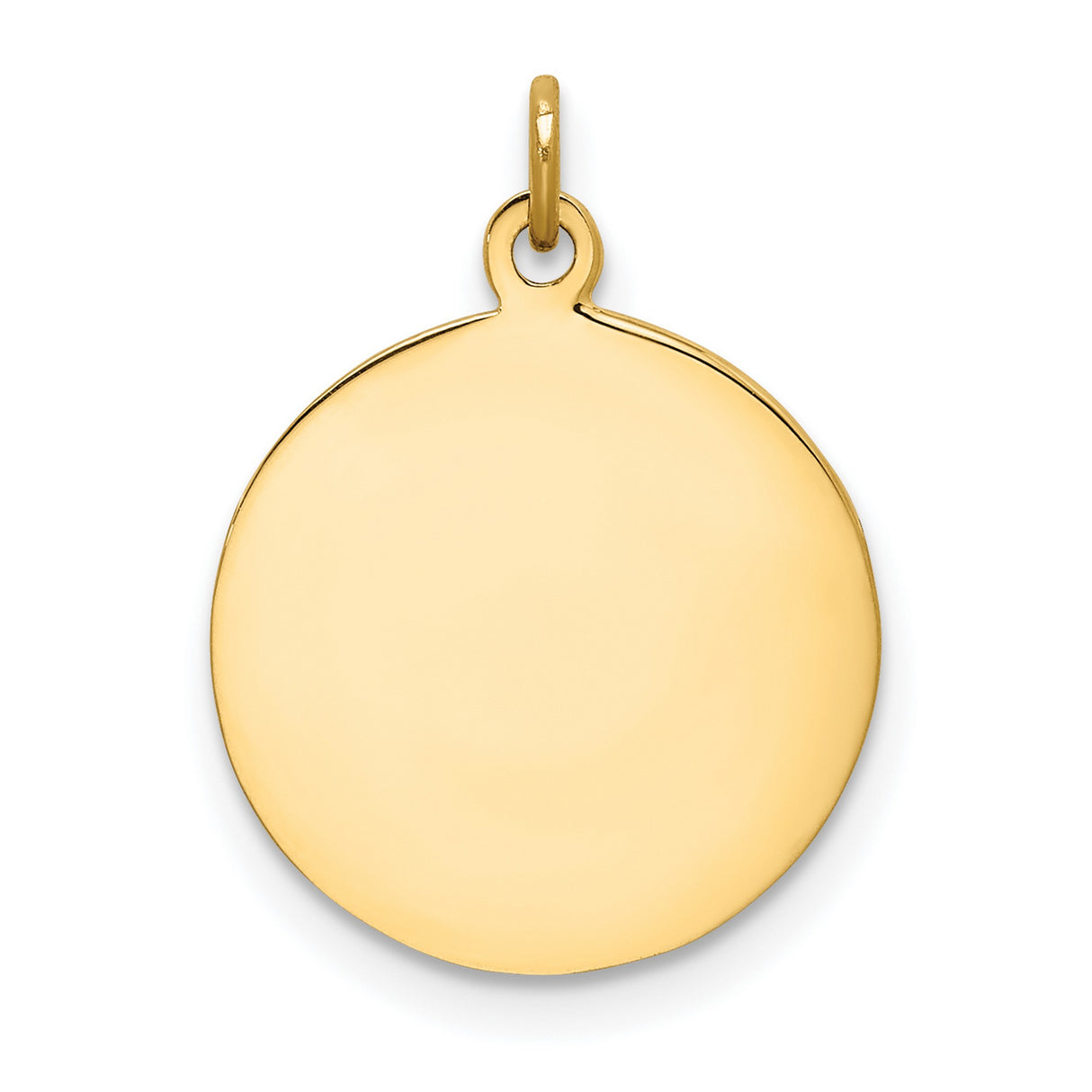 14k Yellow Gold Saint Peter Medal Pendant with Halo Engraving and Book Design