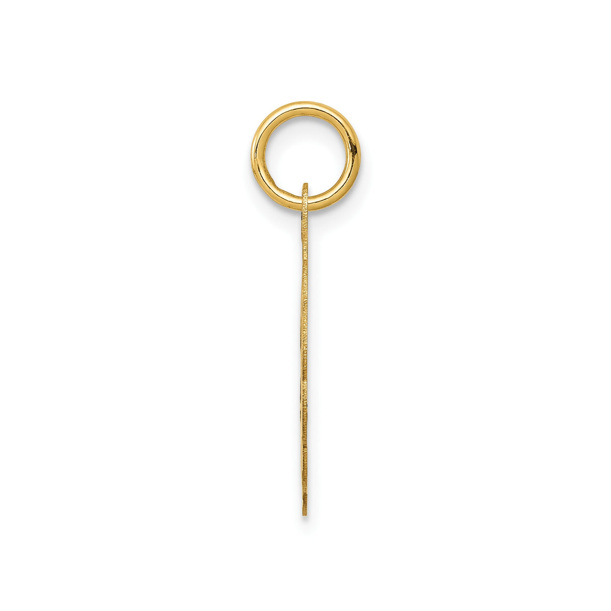 14k Yellow Gold Star of David Pendant, Polished Round Disc Religious Medallion