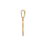 14k Yellow Gold Star of David Pendant with Interlocking Design, Unisex Jewish Symbol