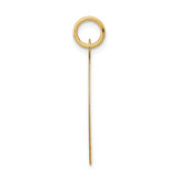14k Yellow Gold Mizpah Coin Pendant Set, Break-Apart Christian Design with Genesis 31:49 Verse