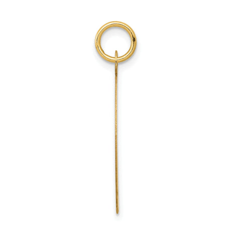 14k Yellow Gold Mizpah Coin Pendant Set, Break-Apart Christian Design with Genesis 31:49 Verse