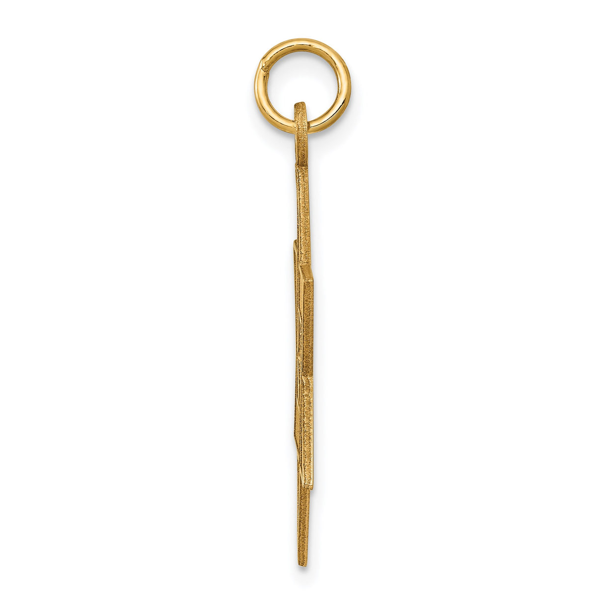 14k Yellow Gold Star of David Pendant with Interlocking Design, Jewish Symbolic Charm