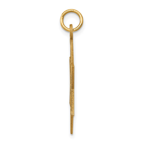 14k Yellow Gold Star of David Pendant with Interlocking Design, Jewish Symbolic Charm