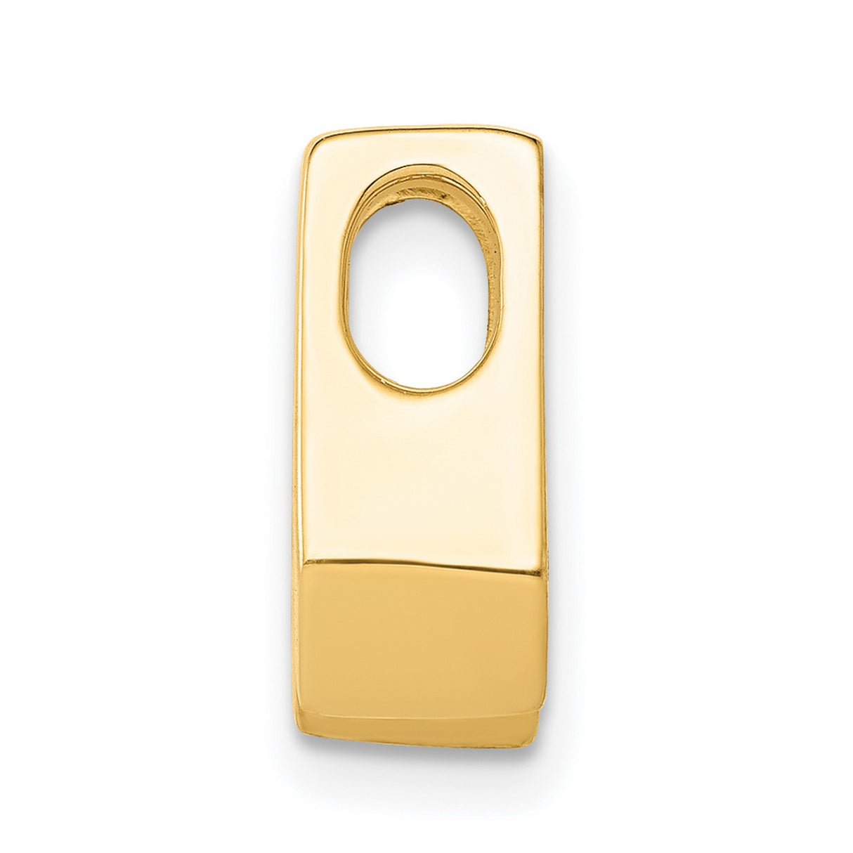 AA 4.5mm Diamond Slide Charm Pendant in Real 14k Yellow Gold