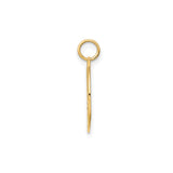 14k Yellow Gold Pendant with Cutout Tree of Life Design, Symbol of Growth and Strength