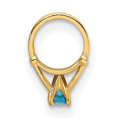 14k Yellow Gold Hoop Earrings with Cubic Zirconia, Clasped Hand Design, Spiritual Motif