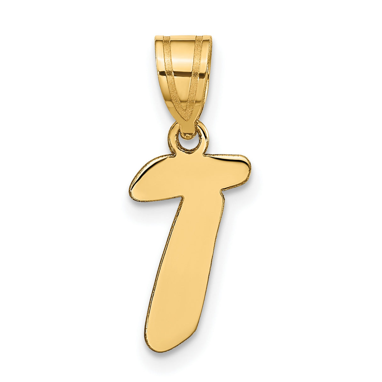 14k Yellow Gold Tau Cross Pendant, Christian Faith Symbol, Franciscan Catholic Charm