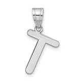 14k White Gold Tau Cross Pendant, Franciscan Christian Symbol for Women and Unisex