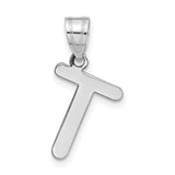 14k White Gold Tau Cross Pendant, Franciscan Christian Symbol for Women and Unisex