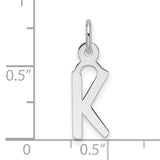 14k White Gold Chi Rho Pendant, Greek Christian Religious Symbol Charm for Men and Women
