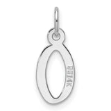 14k White Gold Ichthys Christian Pendant, Openwork Fish Symbol Charm for Women