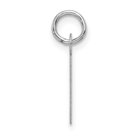 14k White Gold Chi Rho Pendant, Early Christian Symbol Religious Charm