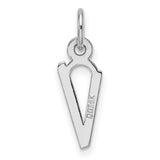 14k White Gold Ichthys Fish Pendant, Christian Symbol Charm, Unisex Religious Jewelry