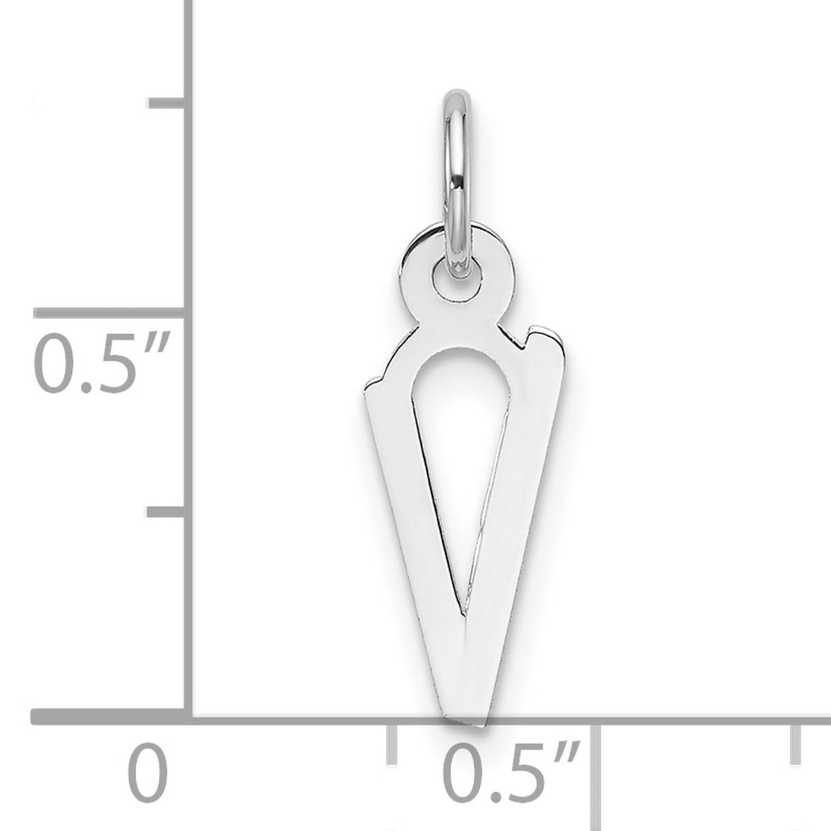 14k White Gold Ichthys Fish Pendant, Christian Symbol Charm, Unisex Religious Jewelry