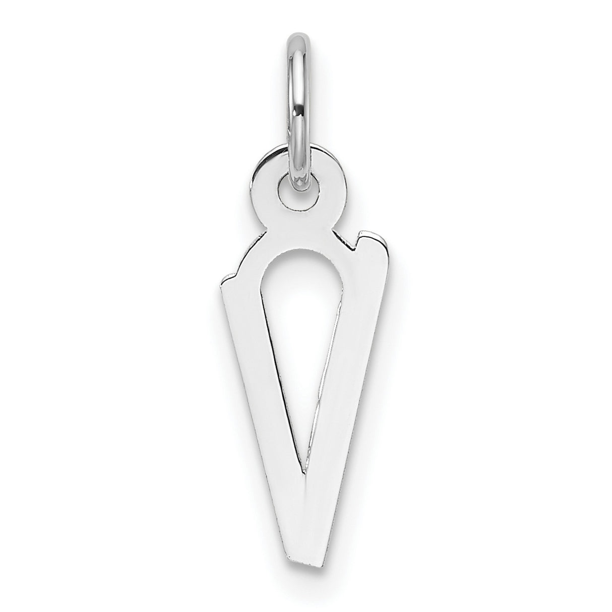 14k White Gold Ichthys Fish Pendant, Christian Symbol Charm, Unisex Religious Jewelry