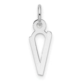 14k White Gold Ichthys Fish Pendant, Christian Symbol Charm, Unisex Religious Jewelry