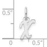 14k White Gold Chi Rho Pendant, Religious Christian Monogram Medallion Charm