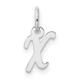 14k White Gold Chi Rho Pendant, Religious Christian Monogram Medallion Charm