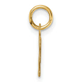 Polished CLAOF 2023 Charm Pendant in Real 14k Yellow Gold