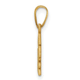 Graduation Cap and Diploma 2023 Charm Pendant in Real 14k Yellow Gold