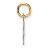 Polished CLAOF 2024 Charm Pendant in Real 14k Yellow Gold