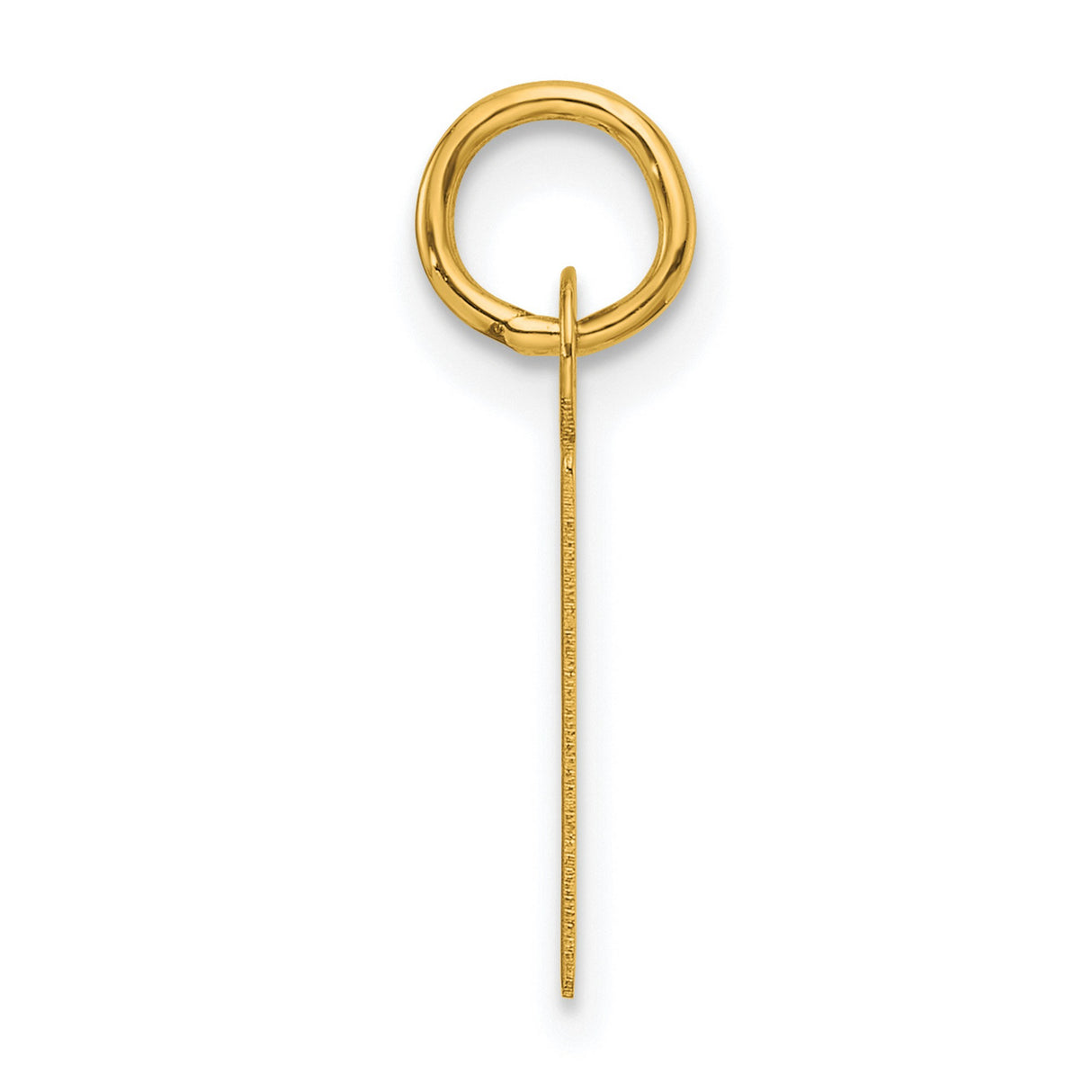 14k Yellow Gold Chi Rho Pendant, Ancient Christian Symbol, Religious Charm for Men or Women