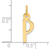 14k Yellow Gold Chi Rho Pendant, Ancient Christian Symbol, Religious Charm for Men or Women