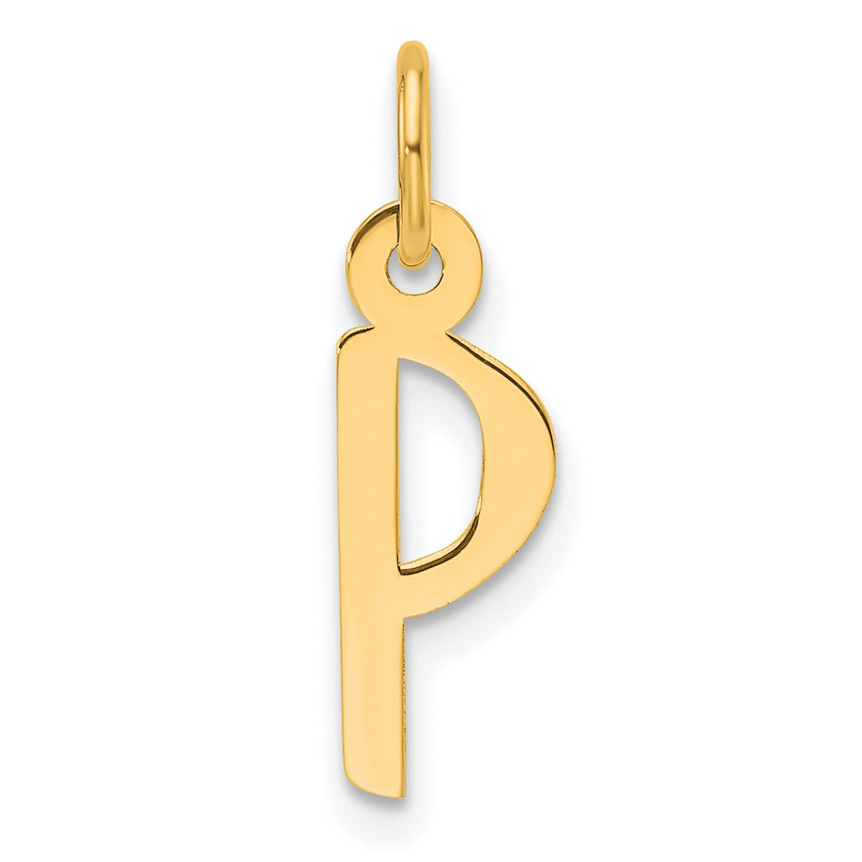 14k Yellow Gold Chi Rho Pendant, Ancient Christian Symbol, Religious Charm for Men or Women