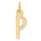 14k Yellow Gold Chi Rho Pendant, Ancient Christian Symbol, Religious Charm for Men or Women