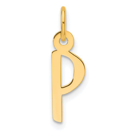 14k Yellow Gold Chi Rho Pendant, Ancient Christian Symbol, Religious Charm for Men or Women