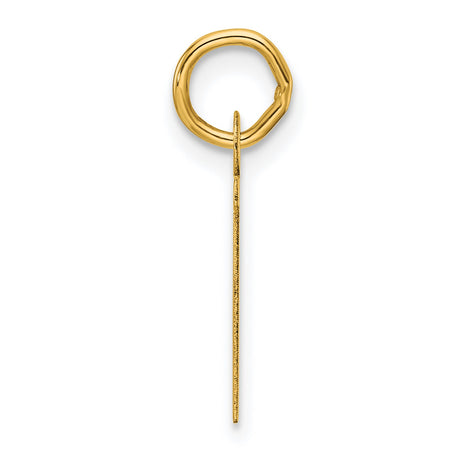 14k Yellow Gold Ankh Cross Pendant, Egyptian Symbol of Life, Spiritual Charm for Women or Unisex Wear